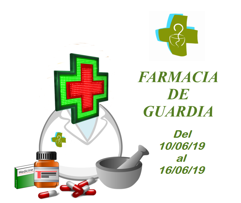 Farmacia de guardia L´Eliana del 10 al 16 de junio del 2019